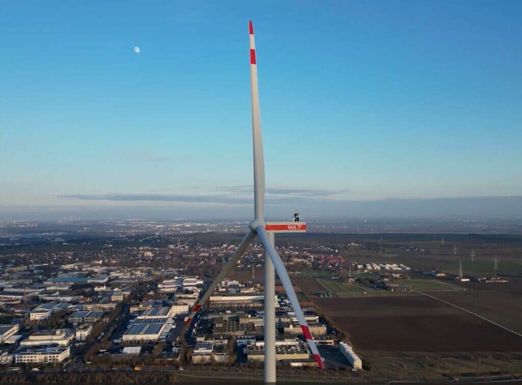 Betreiberwechsel in Mainz: GAIA übergibt leistungsstärkste Windenergieanlage an 100% RE-IPP