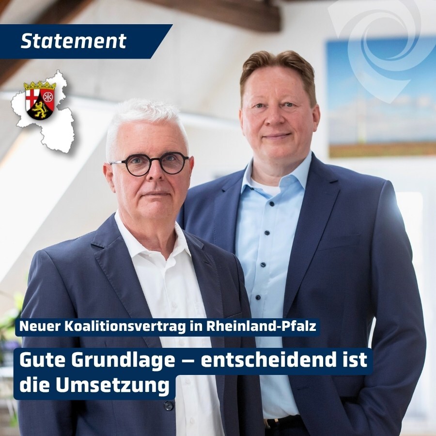 Koalitionsvertrag in Rheinland-Pfalz: GAIA begrüßt Ausbau erneuerbarer Energien