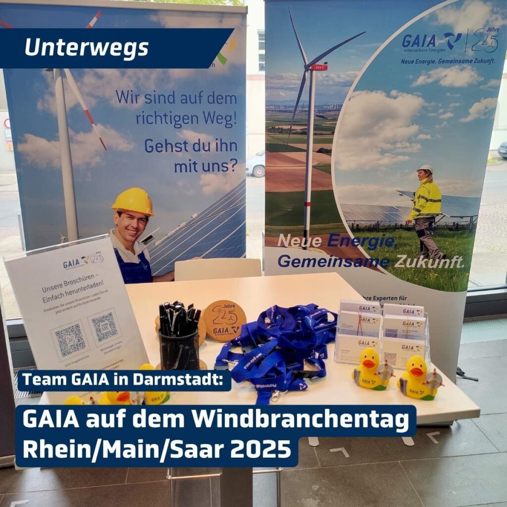 GAIA auf dem Windbranchentag Rhein/Main/Saar 2025