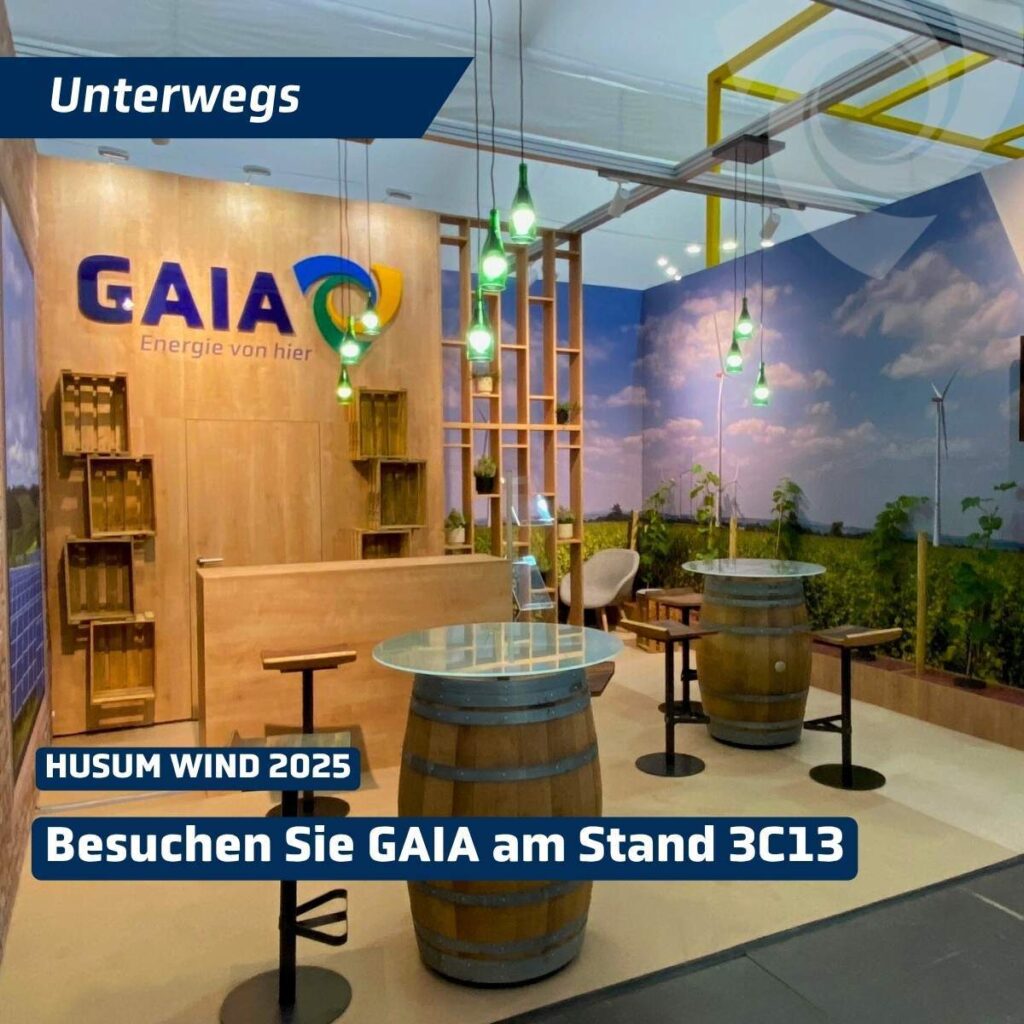HUSUM WIND 2025: Besuchen Sie GAIA in Halle 3, Stand 3C13