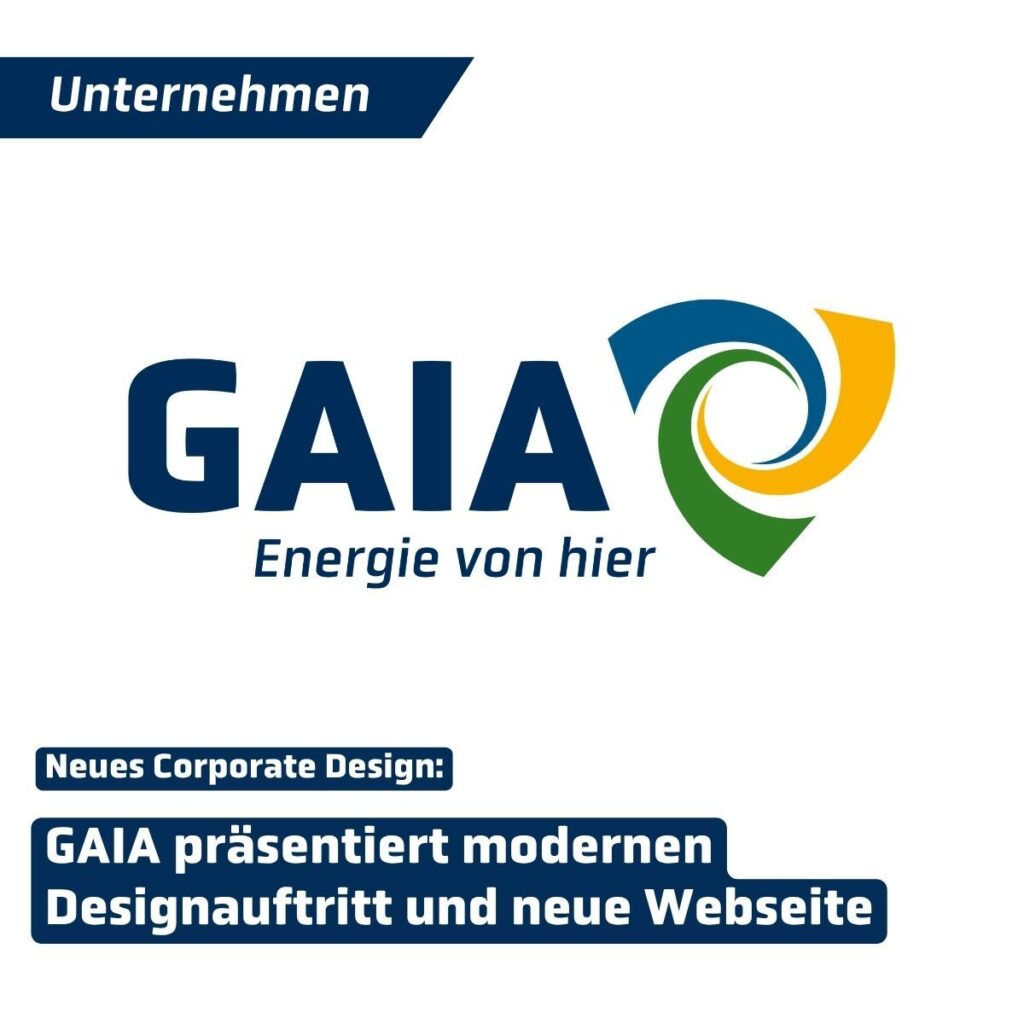 Corporate Design: GAIA präsentiert modernen Designauftritt und neue Webseite